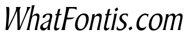 Barrett Condensed Italic