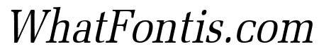 Bid Roman Condensed Italic