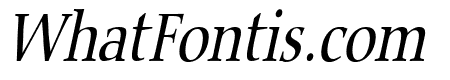 Carmine Condensed Italic