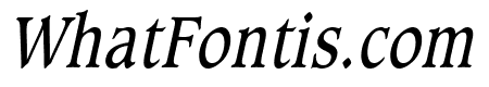 Clayton Condensed Italic