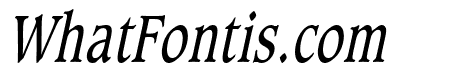 Clayton Thin Italic
