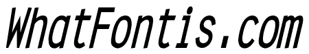Clean Condensed Bold Italic
