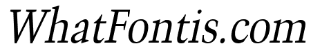 Congo Condensed Italic