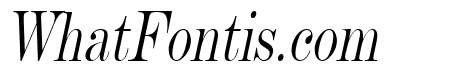 Devine Condensed Italic