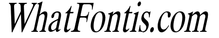 Duke Condensed Italic
