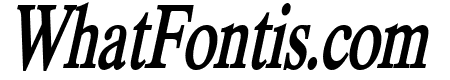 Duke Condensed Bold Italic