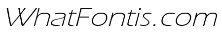 Eric Lite Extended Italic