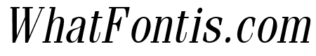Feline Condensed Italic