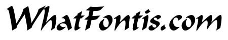 Flat Brush Condensed Italic