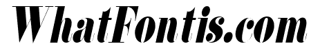 Floral Condensed Italic