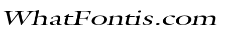 Galant Extended Italic