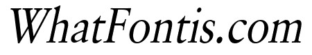 Garrick Condensed Italic