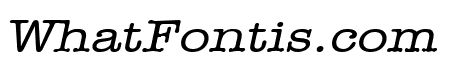 Headline Wide Italic