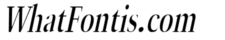 Horn Condensed Italic