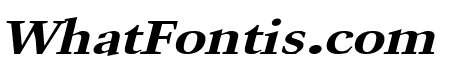 Horn Extended Bold Italic