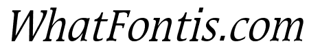 Mirror Condensed Italic