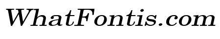 New Boston Wide Italic