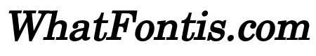 New Boston Wide Bold Italic