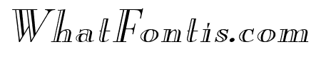 New Eng. Engr. Wide Italic