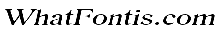 Roomy Extended Italic