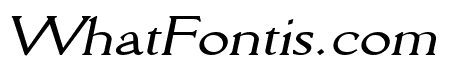 Rory Wide Italic