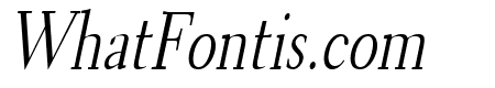 Transit 2 Condensed Italic