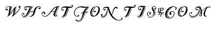 Caslon Calligraphic Initials