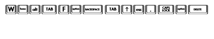 Keyboard KeysBT Bold