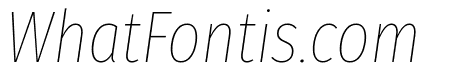 Fira Sans Extra Condensed Thin Italic