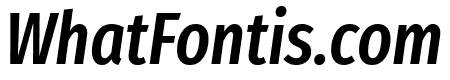 Fira Sans Extra Condensed Medium Italic