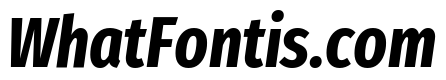 Fira Sans Extra Condensed Bold Italic