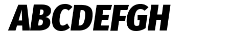 Fira Sans Condensed Black Italic