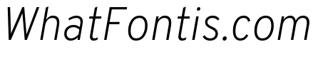 Overpass ExtraLight Italic