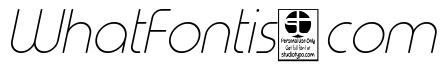 Typo Round Thin Italic Demo