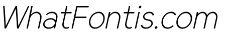 Elliot Sans Light Italic