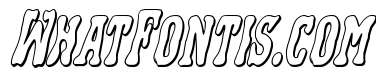 Black Gunk 3D Italic