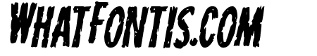 Carnival Corpse Staggered Italic