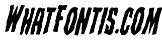 Creepy Crawlers Staggered Italic