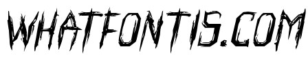 Horroroid Expanded Italic