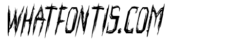 Horroroid Condensed Italic