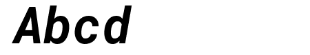 Roboto Mono Bold Italic