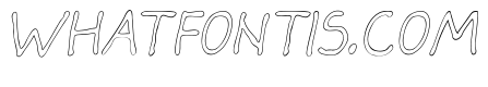 Darbog outline Italic