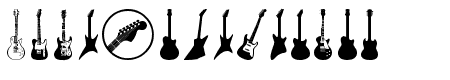 Electric Guitar Icons