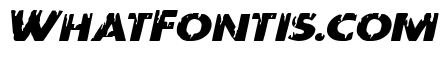 Red Undead Expanded Italic