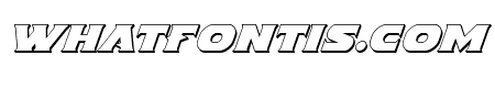 Indigo Demon 3D Italic
