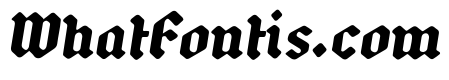 Backyard Black PERSONAL Italic