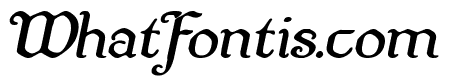 Quill Sword Expanded Italic