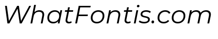 Montserrat Italic