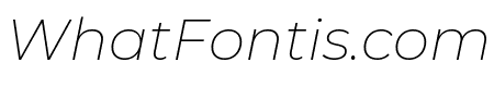 Montserrat ExtraLight Italic