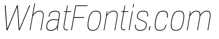 Tofino Pro Personal Narrow Thin Italic